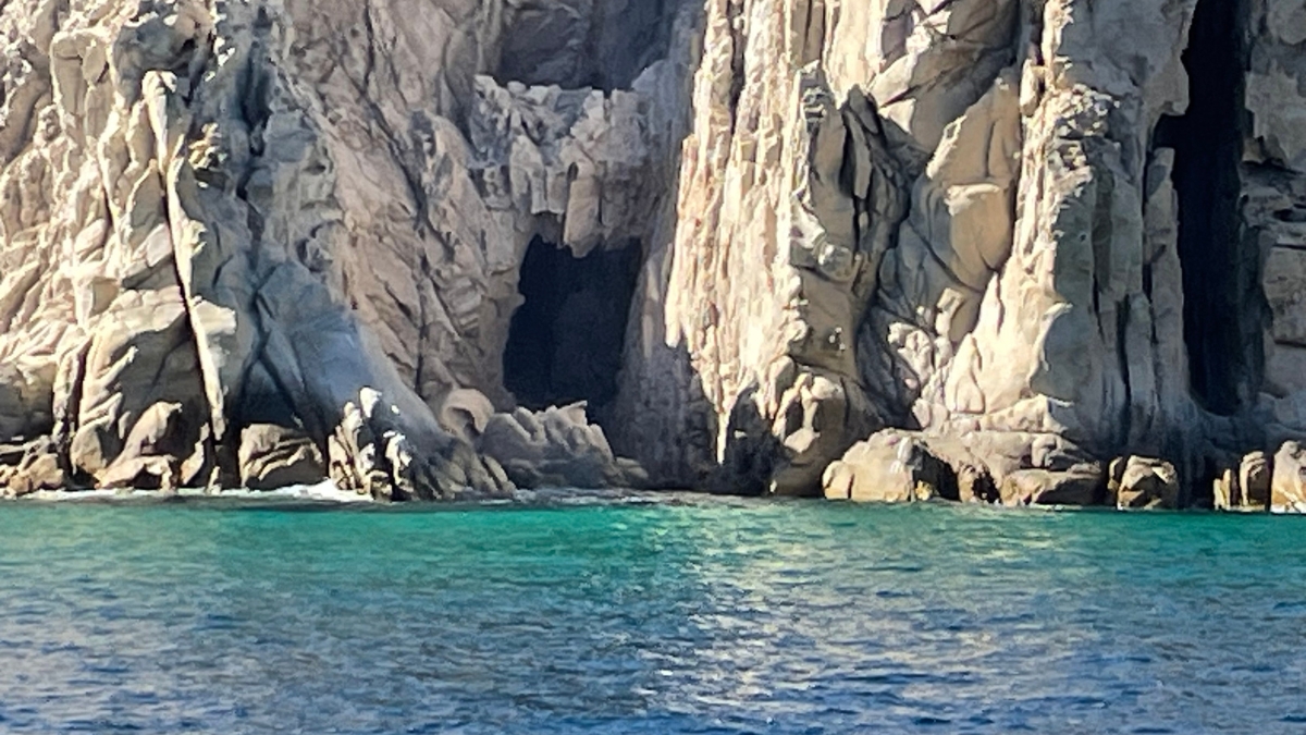 Cave you'll pass on your walk to Lovers Beach Cabo