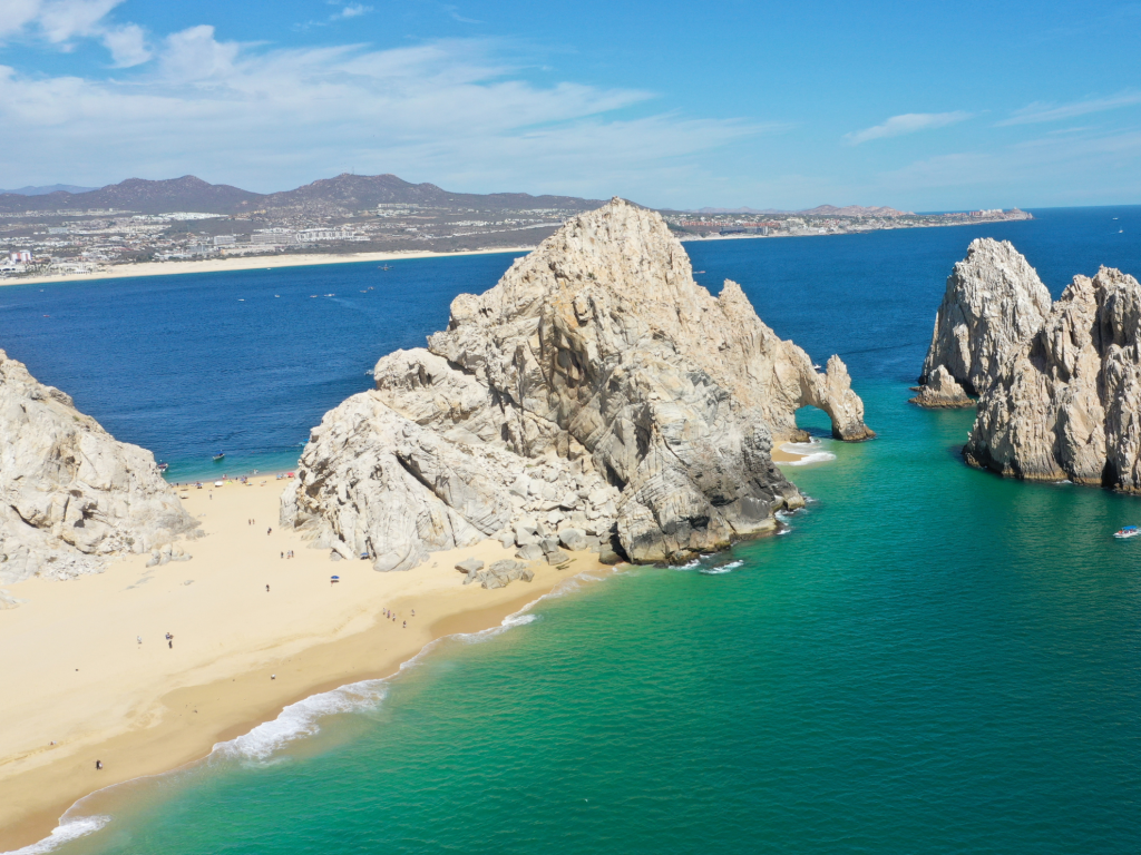 Cabo San Lucas divorce beach view from above