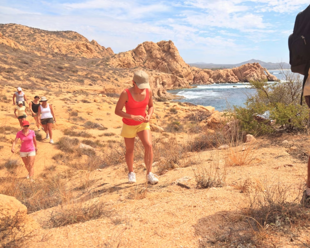 Walking tour in Los Cabos by the waterline
