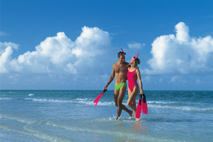 Snorkel with a partner