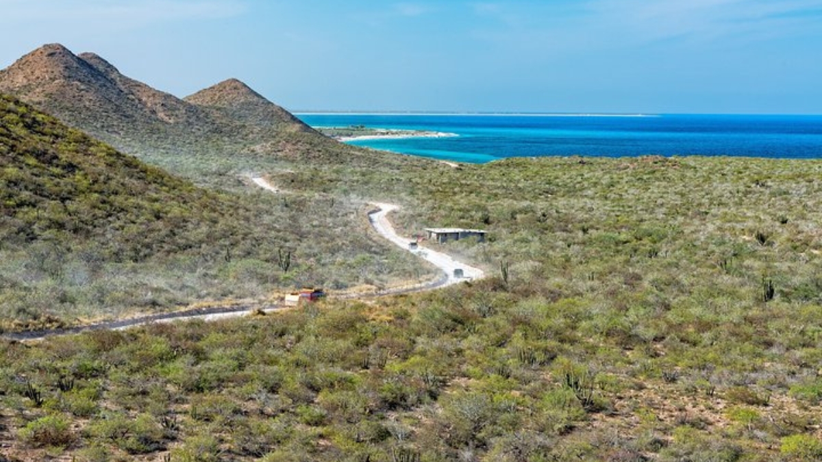 The road to Cabo Pulmo marine national park