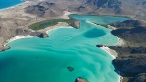 Bird's view of Balandra Bay